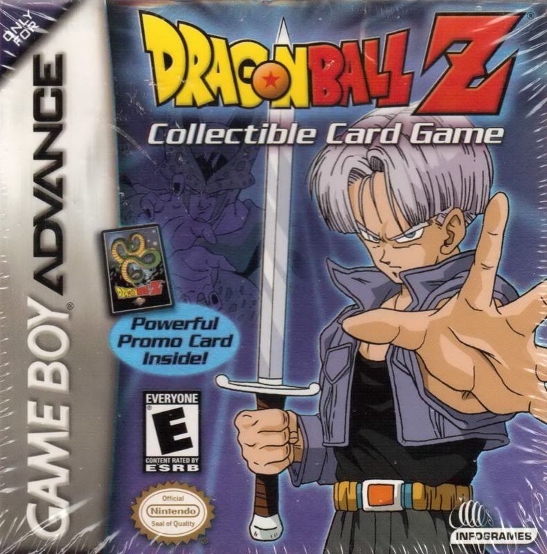 Dragon Ball Z Collectible Card Game box art for GameBoy Advance